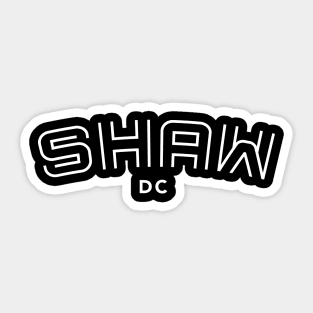 Shaw DC Sticker